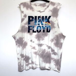 Pink Floyd Tie Dye Muscle Tank, Size XL